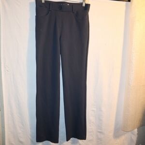 Betabrand Navy Blue Straight Leg Pull On Pants Medium